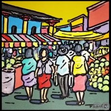 Mercado - Obra de Flavio Gimnez